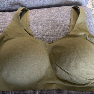 PINK Victoria's Secret Olive Bra top cotton